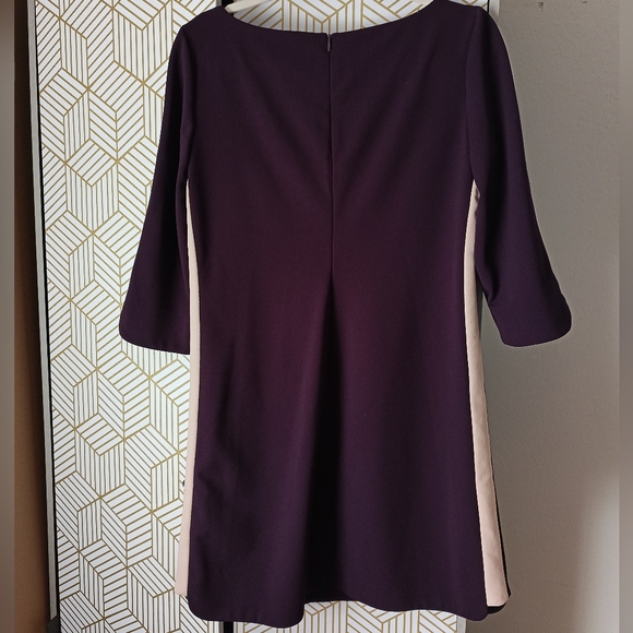 🎁 VINCE CAMUTO wine burgundy dress size 10 - Picture 6 of 14